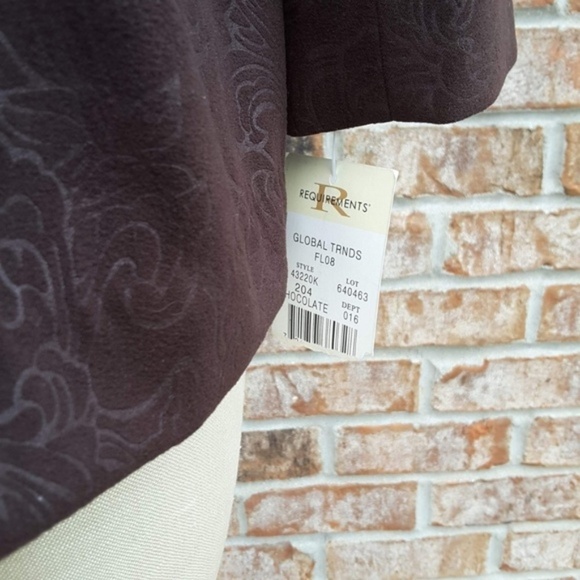 NWT Requirements Floral A-Line Blazer - Picture 4 of 5